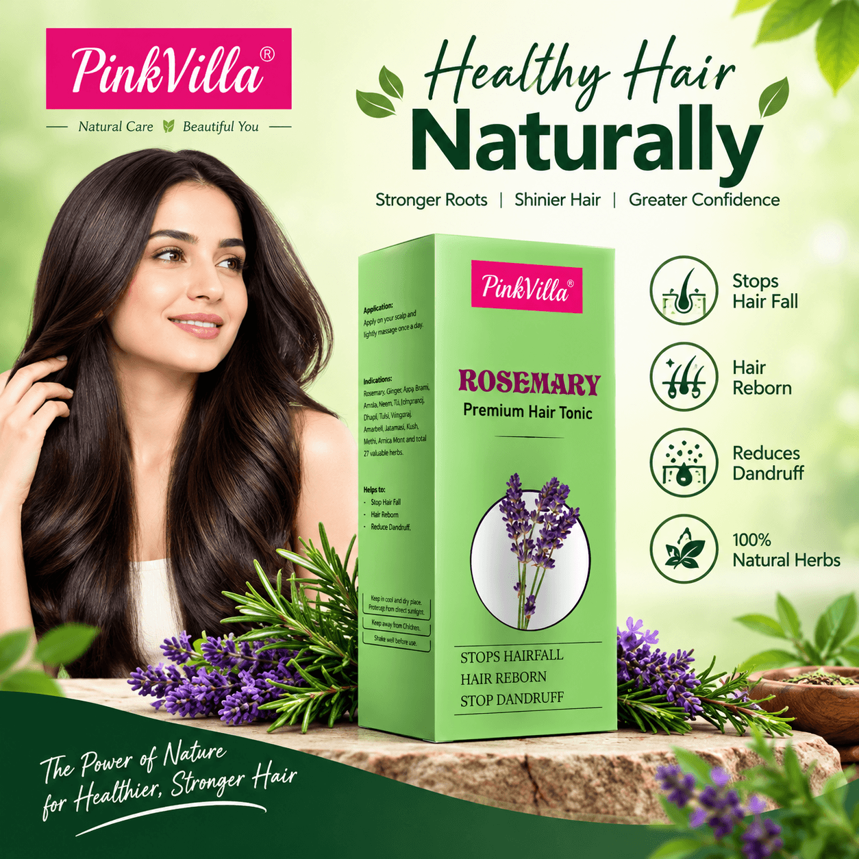 PinkVilla Rosemary Premium Hair Tonic