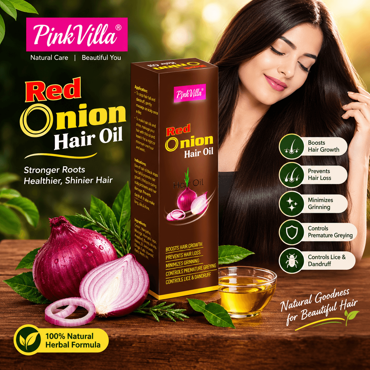 PinkVilla Red Onion Hair Oil