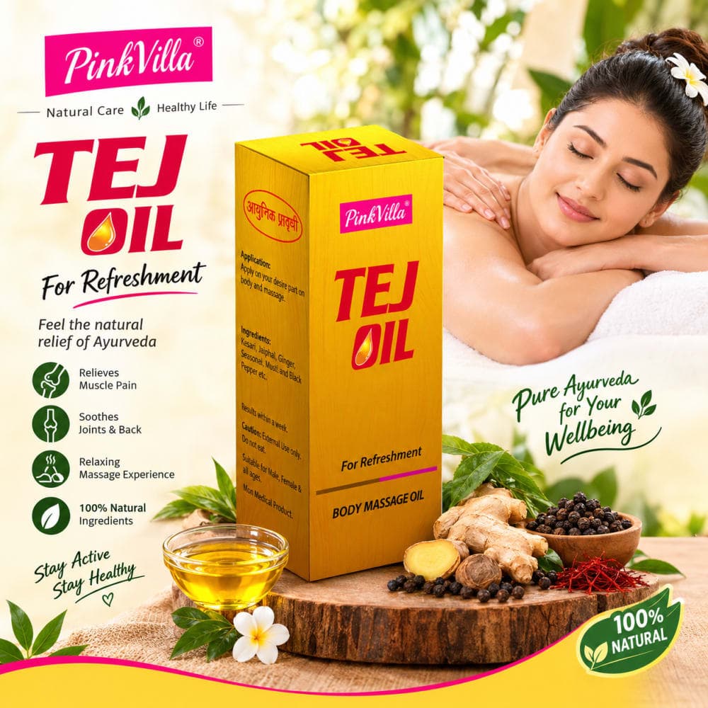 PinkVilla Tej Oil – Ayurvedic Body Massage Oil